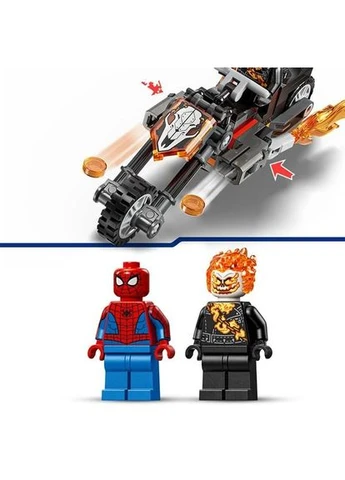 Конструктор Людина-павук vs. Примарний вершник на мотоциклі Lego (390306731)