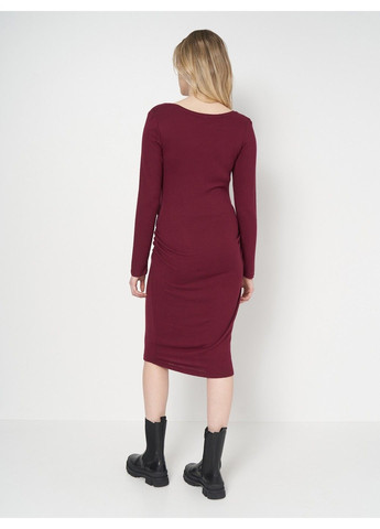 Бордова кежуал сукня для вагітних Old Navy однотонна