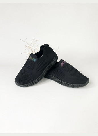 Черные текстильные кроссовки 32 г 18,8 см черный артикул с34 Vesnoe