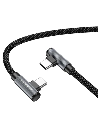 Кабель BU50 elbow magnetic 60W charging data cable TypeC to Type-C 1м Black Borofone (305772455)