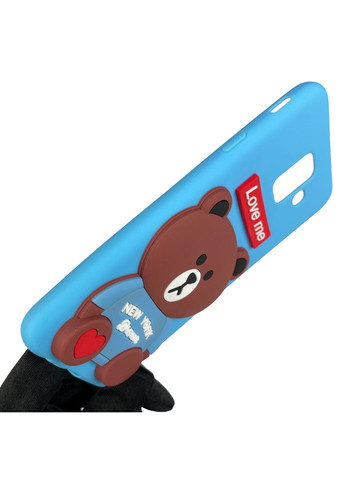 Чохол для Galaxy A6 2018 SM-A600 дитячий з ведмедиком на самсунг а6 2018 а600 синій Samsung (366022043)