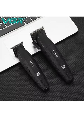 Профессиональный набор для стрижки волос VGR V-640 Машинка и триммер с дисплеем Hopestar (363831488)