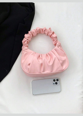 Жіноча сумка 6072 багет світло рожева No Brand (296008225)