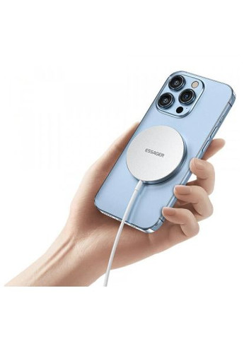 Зарядний пристрій earphones (EWXCX-YT02-Z) Essager 2-in-1 wireless charger 15W magnetic for phone and (369881609)