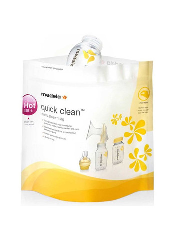 Пакеты для паровой стерилизации бутылочек в микроволновке, 5 шт. (008.0040) Medela 008.0065 (328400330)