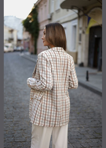 Твідовий піджак в клітинку Vakko (346058466)