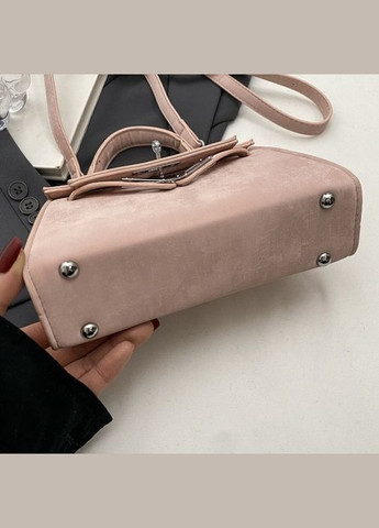 Жіноча сумка 5197 крос-боді велюрова замшева No Brand (344446724)