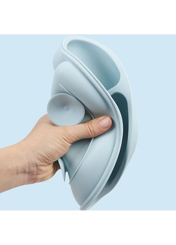 Набір силіконового дитячого посуду Blue No Brand (366027178)