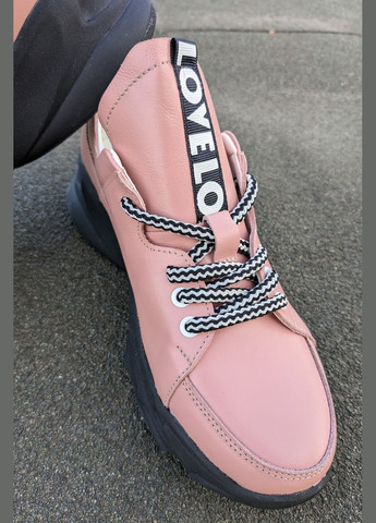 Розовые демисезонные модные спортивные кроссовки для женщин INNOE Кросівки