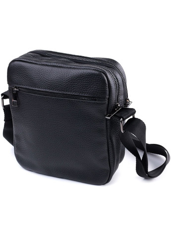 Мужская сумка мессенджер из зернистой натуральной кожи 19х21х7 см Shvigel (315868773)