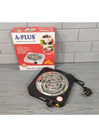 Одноконфоркова електрична плита переносна AP-2101B/Спіральна електроплитка настільна A-Plus (391263361)