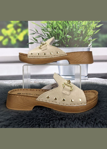 Шльопанці жіночі замшеві на танкетці Inblu (333799057)