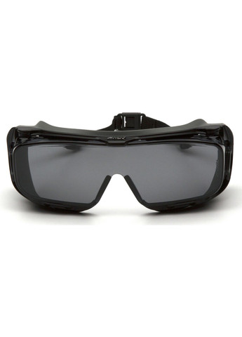 Очки защитные с уплотнителем Cappture-Plus (gray) Super Anti-Fog H2MAX, серые Pyramex (362355932)