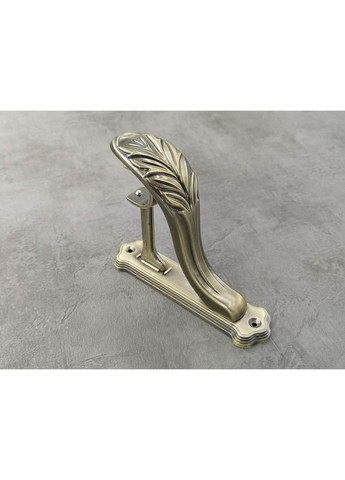 Карниз Люмиера рифленая штанга одинарный ретро 25 мм 300 см Антик Quadrum (352778204)