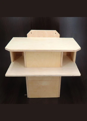 Домик для белок из дерева Монго бланже (ДДБ-001801) No Brand (328605207)