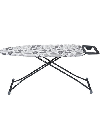 Гладильная доска ALPINE 110 х 33 см моноблок Серые листья (EH11033M-3) EUROHOME (322127314)