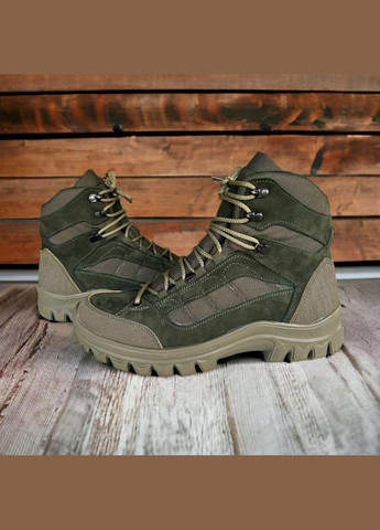 Берці Чоловічі Демісезонні Тактичні. 36-49р Олива. Посилена п'ята та носок! DSDM-1014 No Brand (301138853)