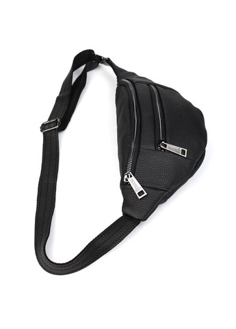 Кожаная бананка на два отделения с передним карманом FA-8040-3md черный флотар TARWA (300579219)