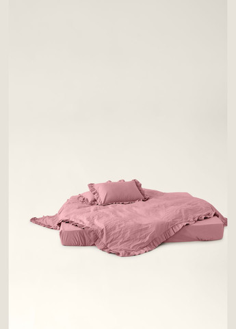 Постельное белье варенный хлопок двуспальное 180 х 215 см 3в1 наволочки, пододеяльник, простынь Beni Home (345641681)