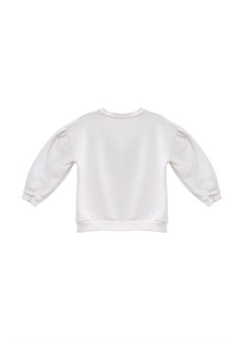 Світшот для дівчинки з блискітками MININIO, колір білий, вік 12-18 місяців, зріст 86 см Zeyland (371920009)