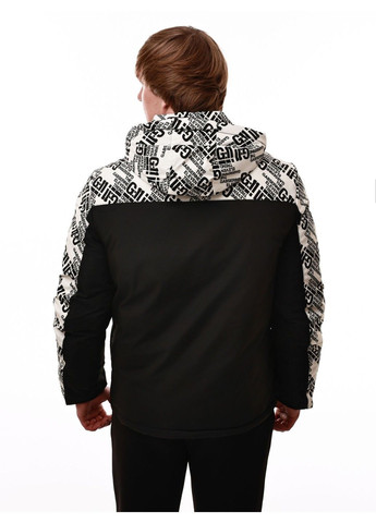 Чорна куртка зимова чоловіча BIHOR