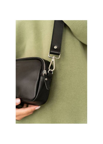 Поясная сумка женская кожаная через плечо Holly Черный The Wings (302007407)