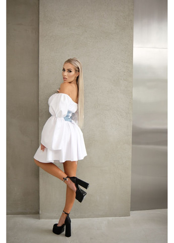 Білий сукня хелен Mollari однотонна