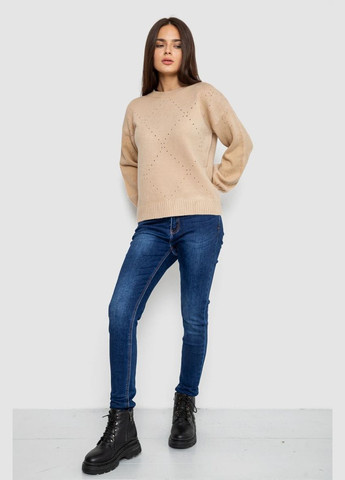 Светр жіночий, колір молочний, 244R2026-8 Ager (315789472)