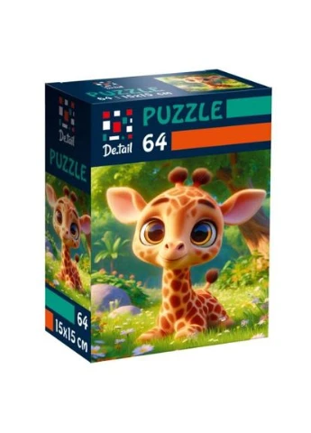 Пазли "De.tail. Малий жираф" 64 деталі Vladi toys (386764232)
