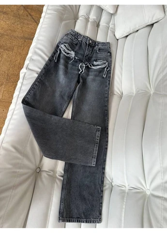 Джинсы трубы No Brand - (376895869)