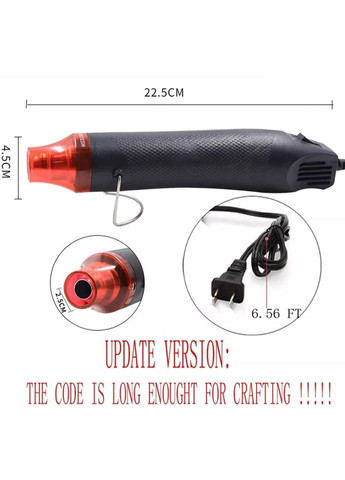 Термофен і термоусадкові трубки 328 шт No Brand (302243089)