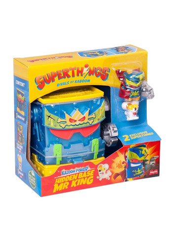 Игровой набор серии Kazoom Power - Скрытая база Мистера Кинга SuperThings (370034626)