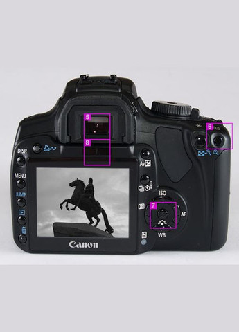 Дзеркальний фотоапарат EOS 400D body без об'єктива Canon (292132650)