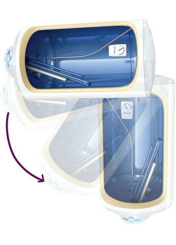 Водонагреватель электр. Anticalc REV 100 круглый GCR 1004424D B14 TBRC, 100л, 2,4кВт, сухой тен, ун. монтаж, мех. управление, C, TESY (365291289)