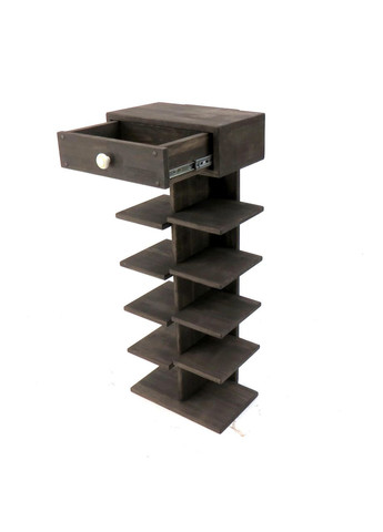 Полиця для взуття з дерева Бівіо 10 венге (ПДО-105312) No Brand (327845653)