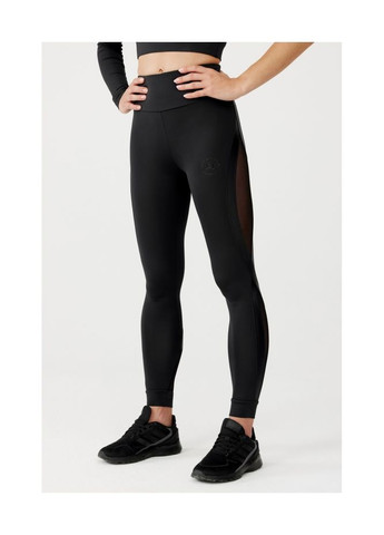 Черные демисезонные леггинсы etna mesh long (etna-mesh-long) Radical