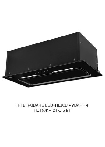 Вытяжка HBI 6473 BL GLASS 800 LED Line MINOLA (339680191)