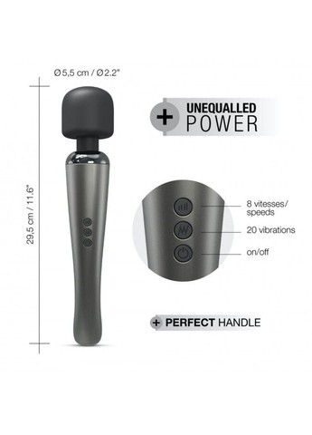 Вибромассажер Megawand Chrome Silver Dorcel (316253052)