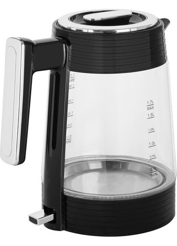 Електрочайник EСG RK 1750 Stripe 1.7 л чорний ECG (364107642)