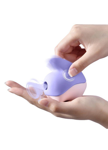 Вакуумний кліторальний смарт-стимулятор Unicorn Purple з вібрацією Magic Motion (333333106)