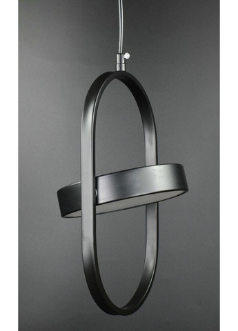 Люстра светодиодная подвесная LED светильник для квартиры на потолок лэд 26961 Черный 40-240х10х18 см. Sunnysky (324396600)