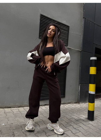 Костюм 772 турецкая тринитка на флисе,кофта и штаны,не кашлатится не линяет Україна (368544178)