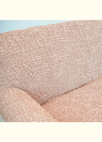 Чохол на диван 2-місний ПРЕМІУМ бежевий Love You (325221209)