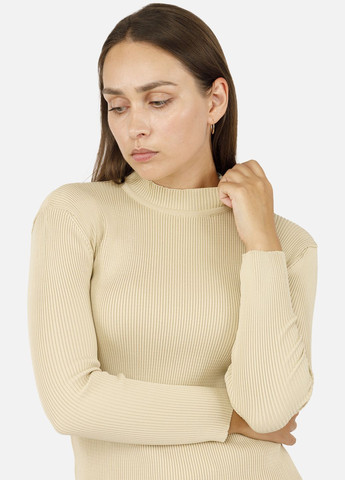 Жіночий гольф з довгим рукавом колір бежевий CB-00255839 Yuki (314910134)