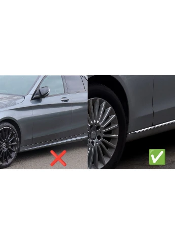 Передние брызговики (для Base, 2 шт.) для Mercedes C-сlass W205 2014-2021 гг Premium (392159108)
