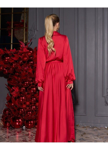 Червона вечірня сукні 14969 червоний ISSA PLUS