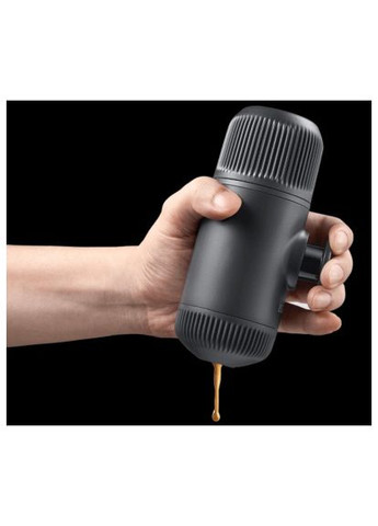 Кофеварка кемпинговая Nanopresso с чехлом серая (WNANOGRcase) Wacaco Nanopresso з чохлом сіра (366696900)