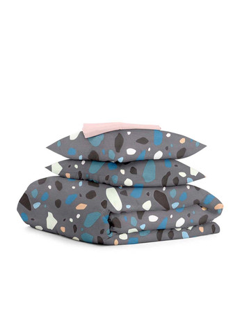 Сімейна постіль з простирадлом на гумці GEMSTONES CS1 2х160х220 см Cosas (307477917)