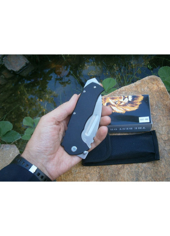 Нож складной Lion "Лев" RM-160 US Тanto стеклобой 23 см черный No Brand (360543621)