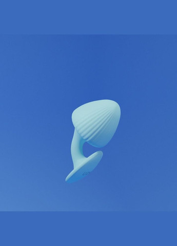 Набір анальних пробок з рельєфом The Mushroom силіконові, блакитні, 3 шт. UPKO (331169605)